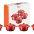Le Creuset Stoneware Mini Cocottes Set: French-Inspired Individual Serving Elegance