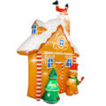 Christmas Gingerbread House Inflatable: Festive LED-Lit Holiday Display